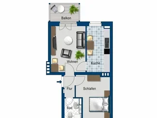 Wohnung Brändströmweg in Magdeburg