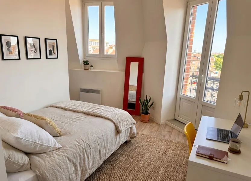 Flat Rue des Vosges in Roubaix