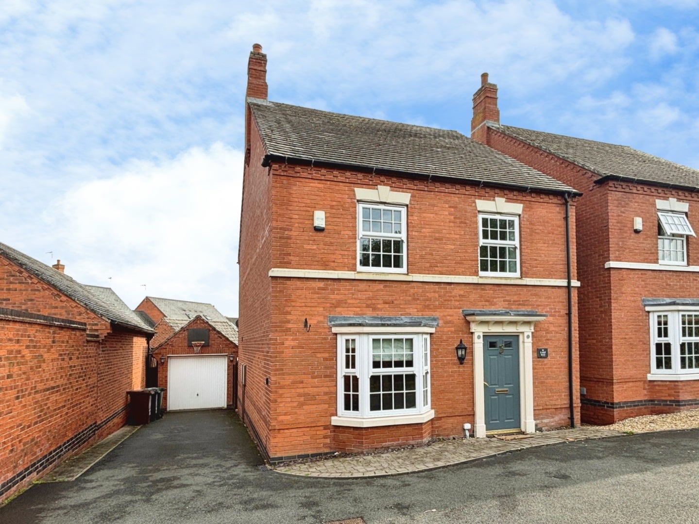 House Station Road in South Derbyshire