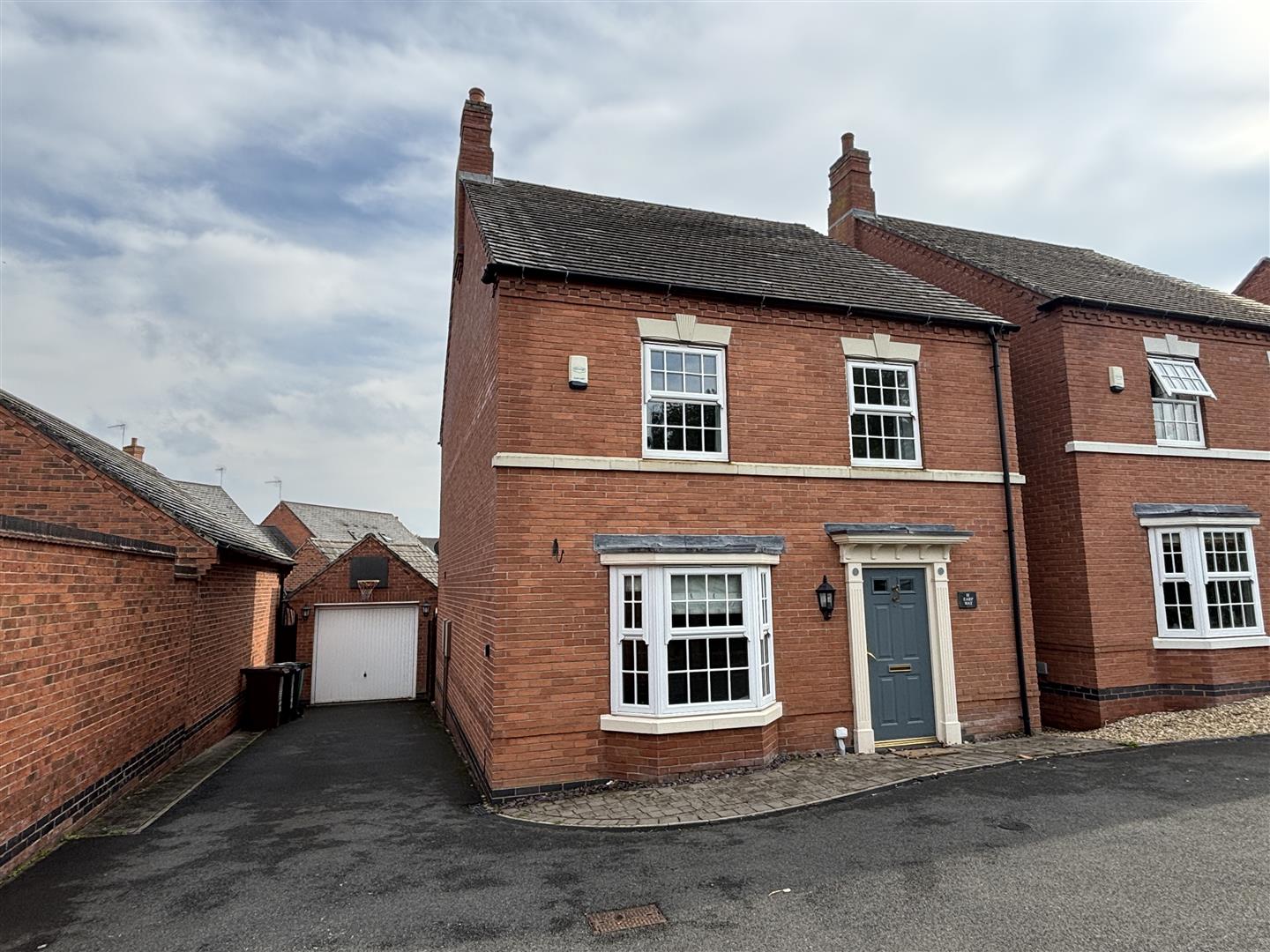House Station Road in South Derbyshire