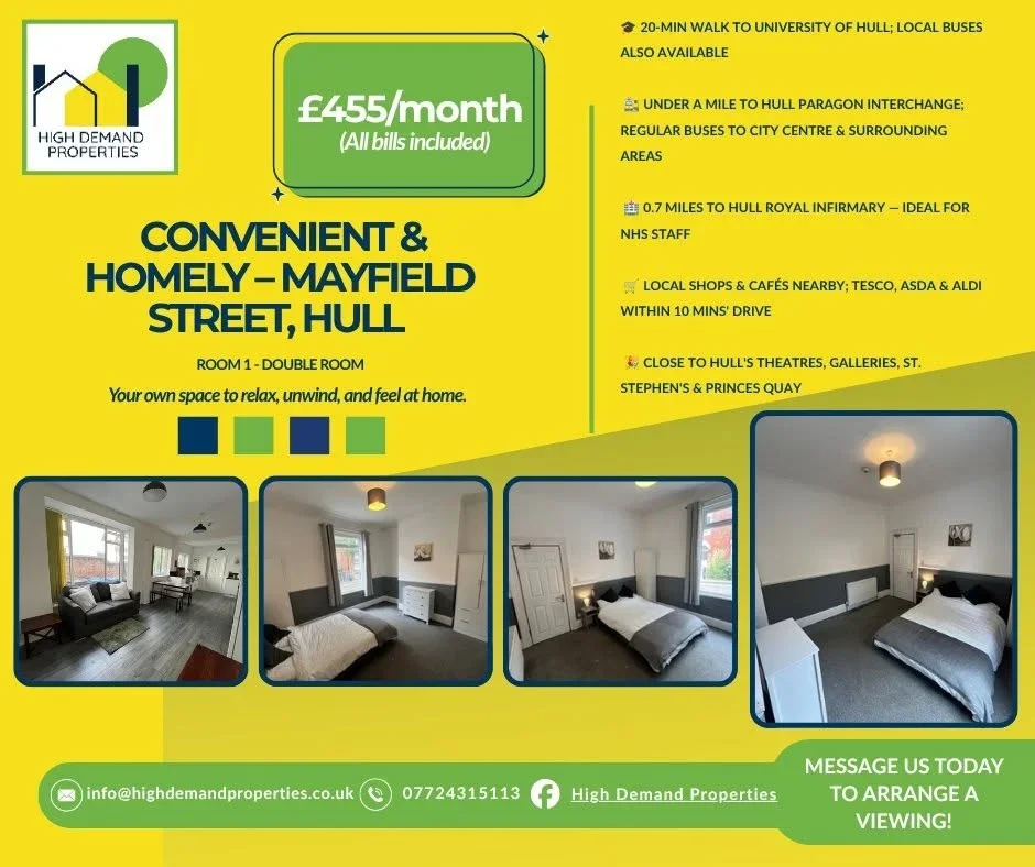 Room Mayfield Street in Hull