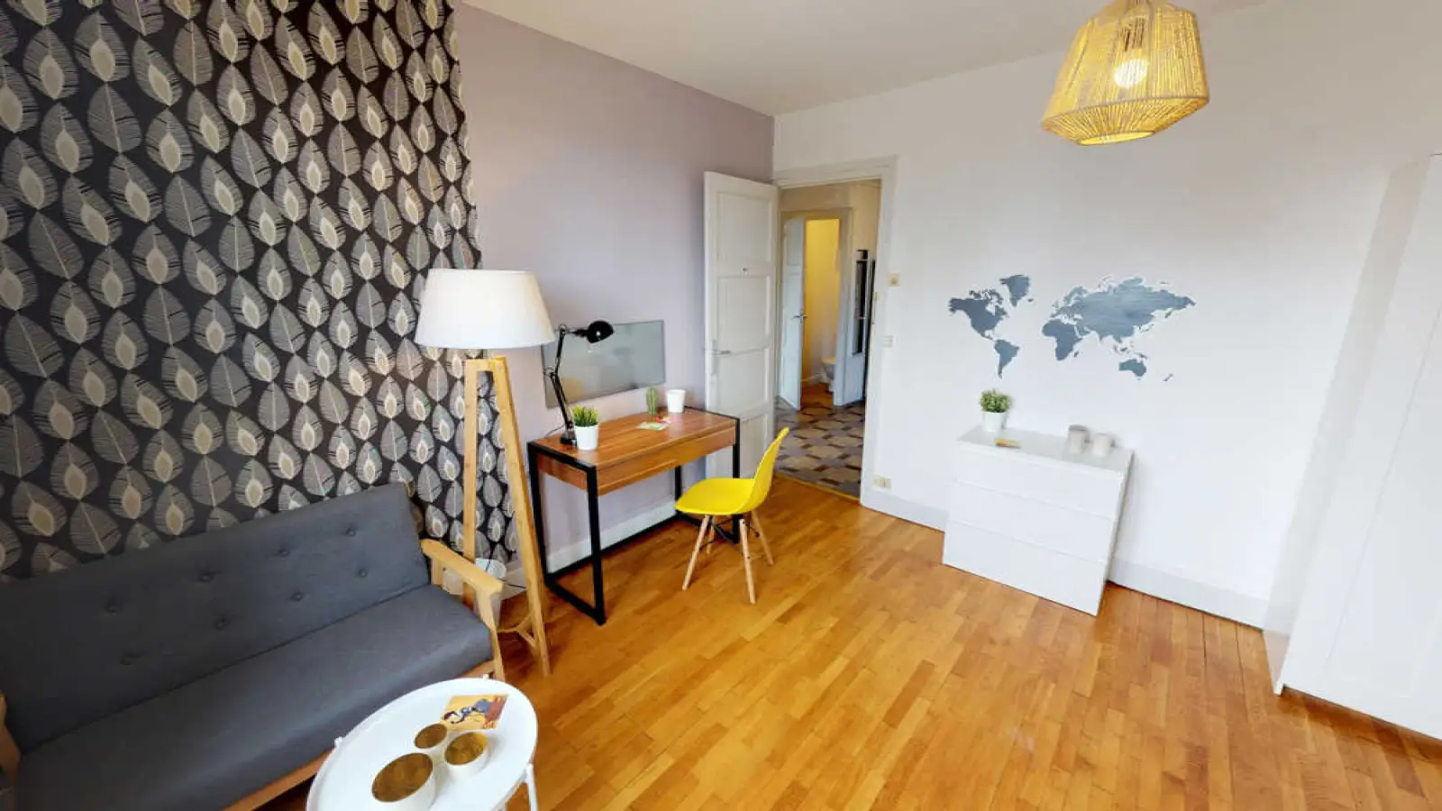 Room Rue Maurice Flandin in Lyon