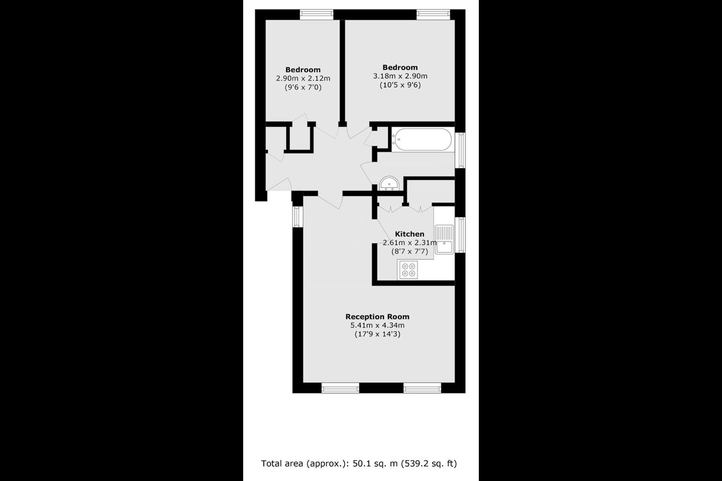 Flat Pitshanger Lane in Greater London