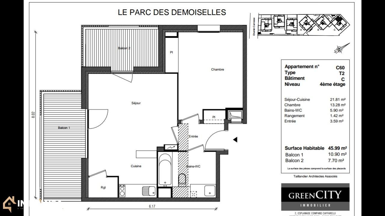 Appartement Chemin Carrosse à Toulouse