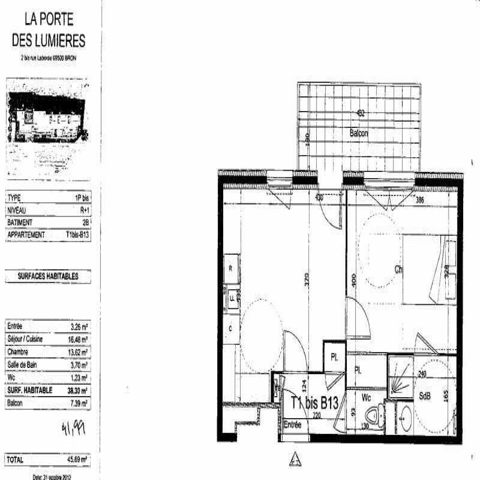 Flat Rue Laborde in Bron