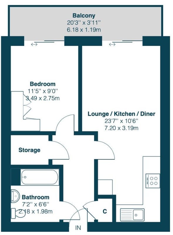 Flat Duke of Wellington Avenue in Greater London