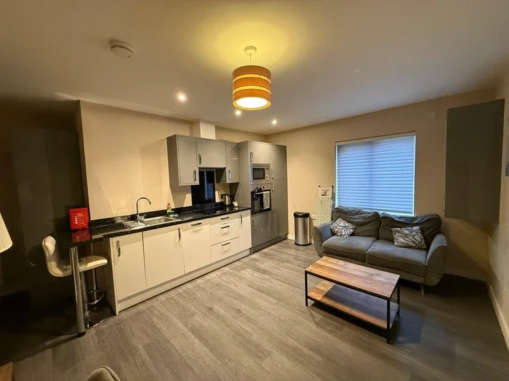 Flat Johnson Close in Borough of Runnymede