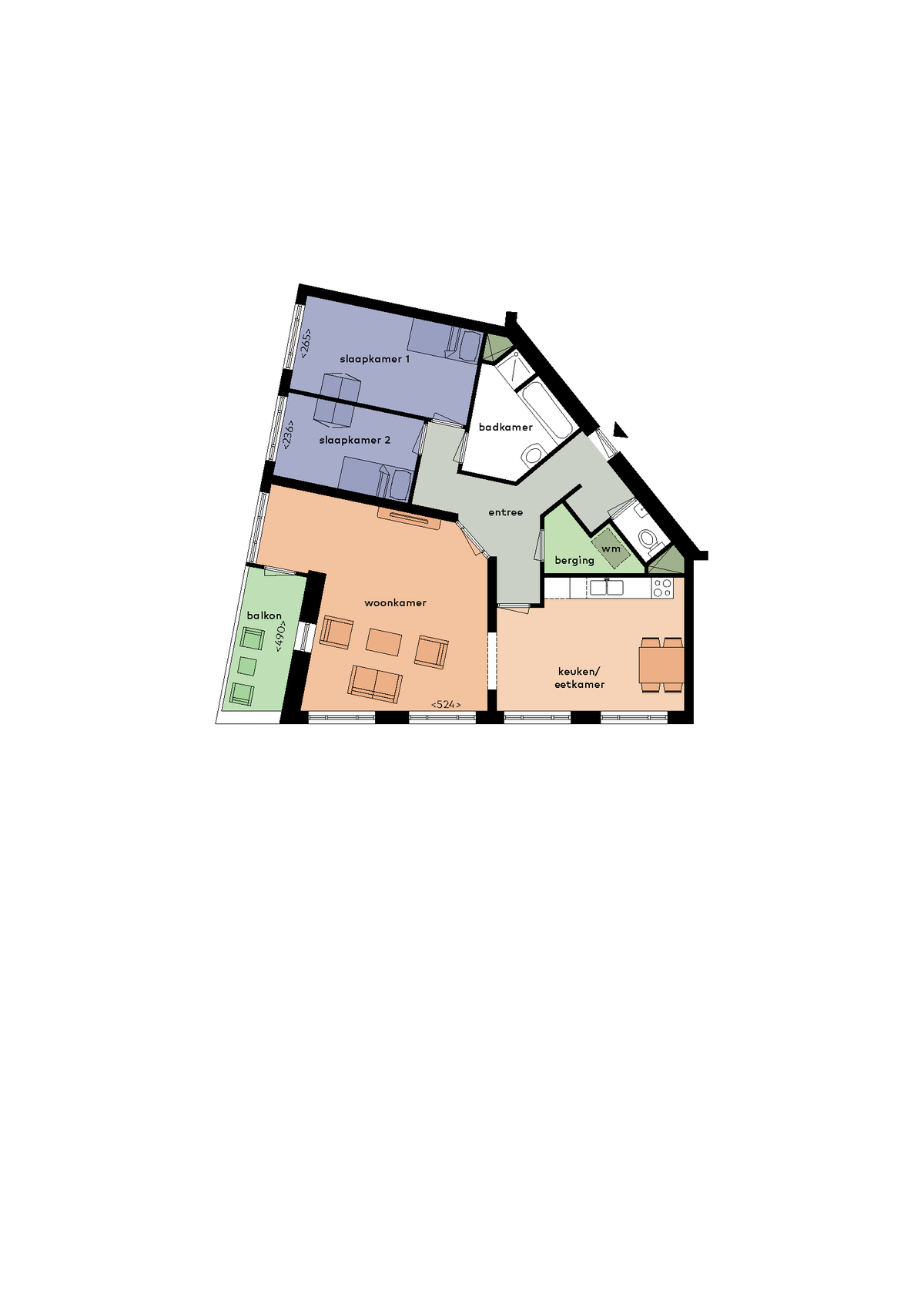 Appartement te huur in Maastricht – Clermontlunet – foto 1