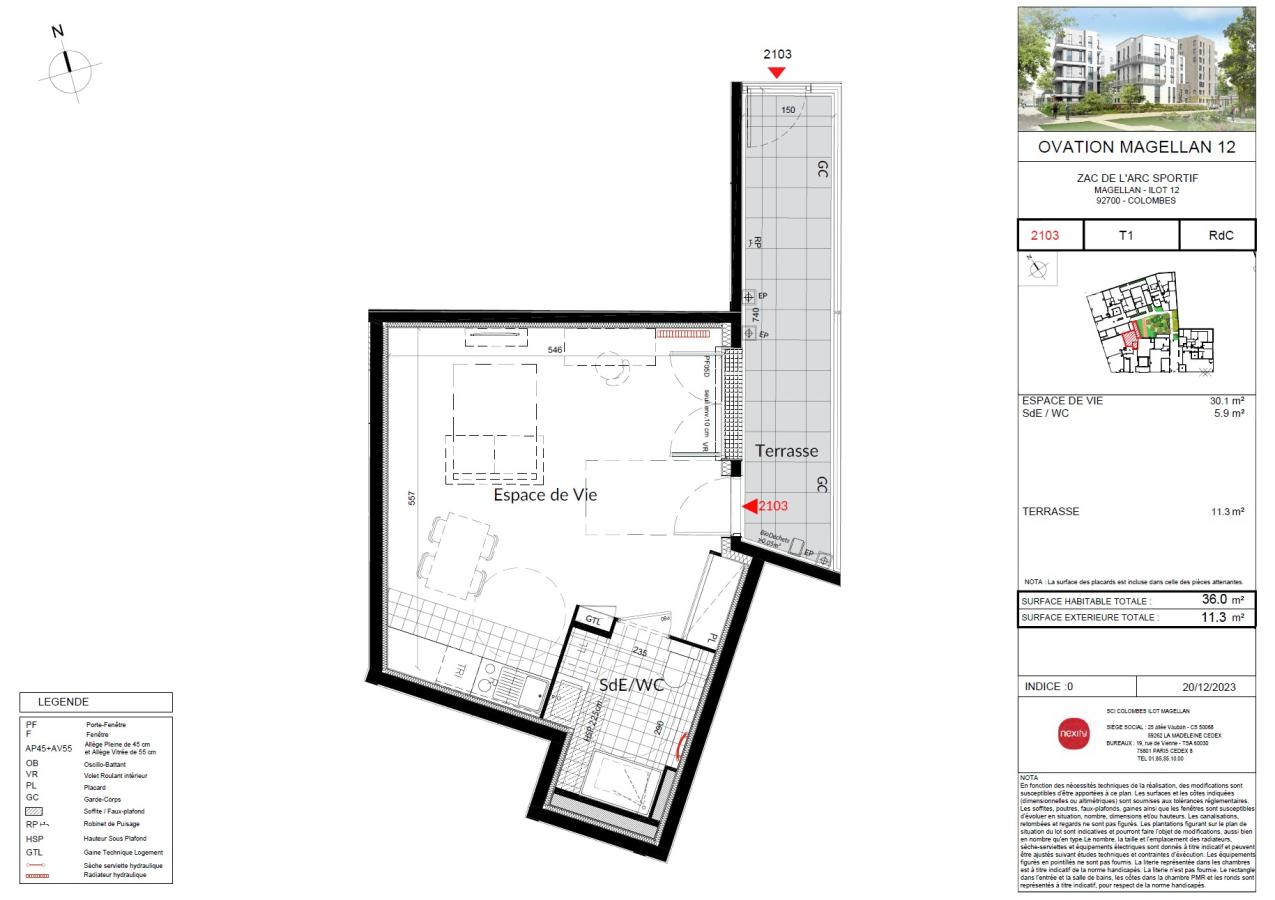 Flat Boulevard de Valmy in Colombes