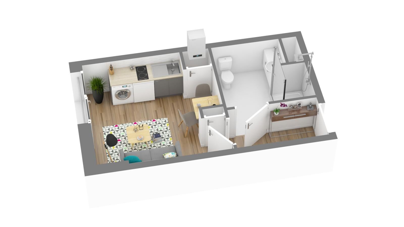 Flat Place des Astres in Montbazon