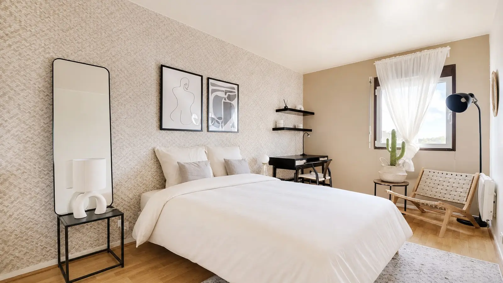Chambre Rue Volta à Puteaux