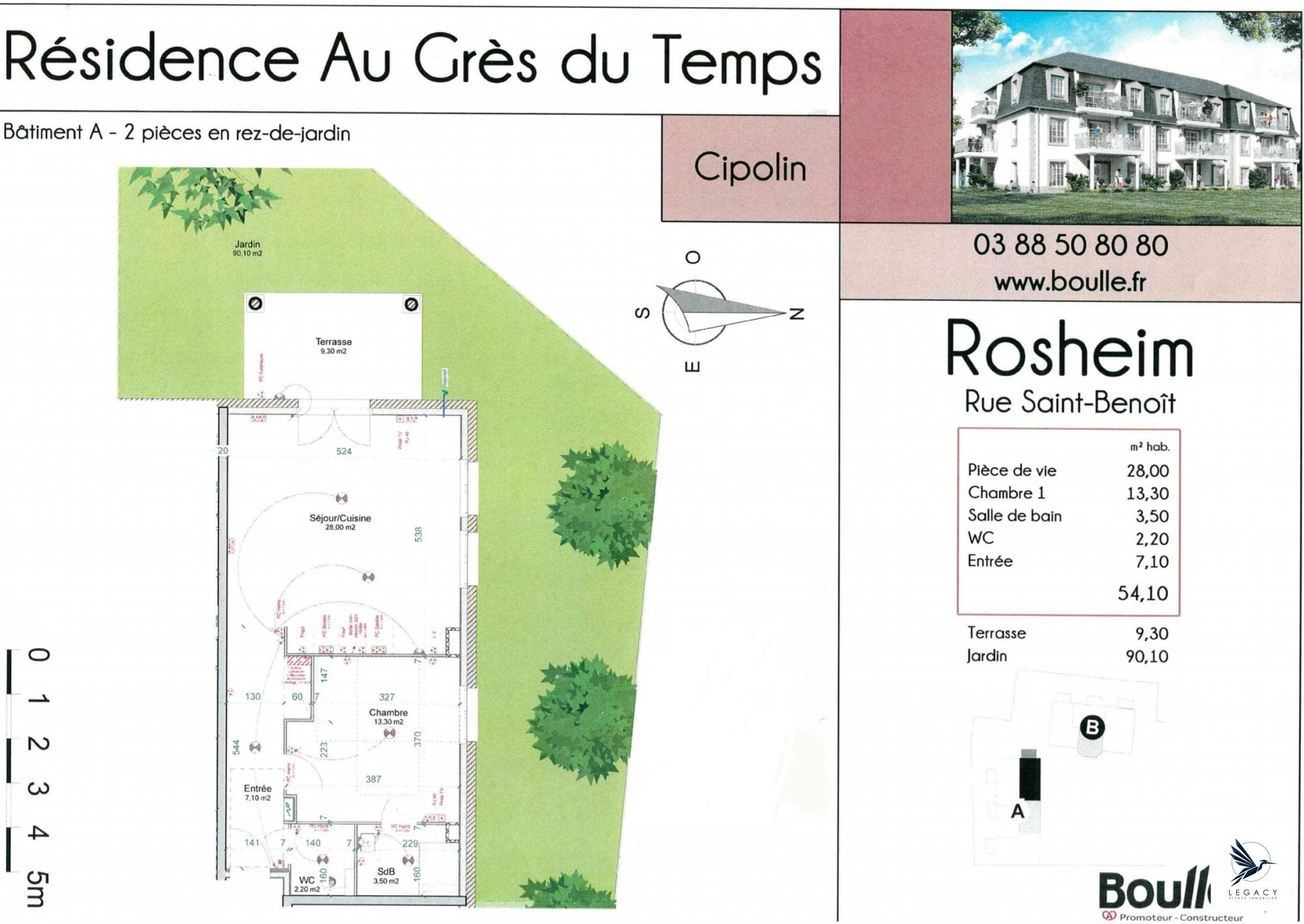 Appartement Chemin du Rosenmeer à Rosheim