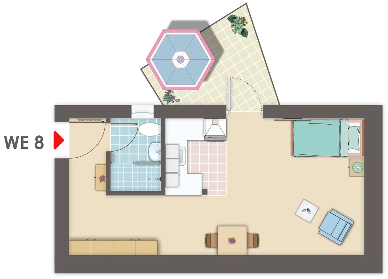 Wohnung Gertrudisplatz in Düsseldorf
