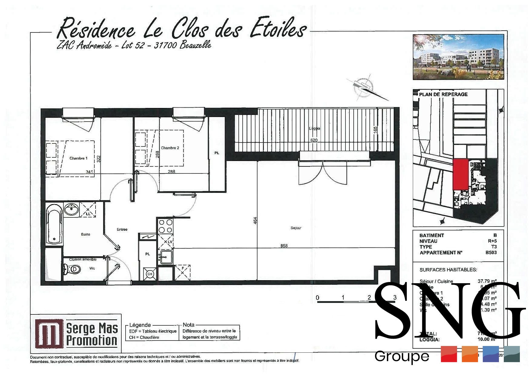 Appartement Boulevard de l'Europe à Beauzelle