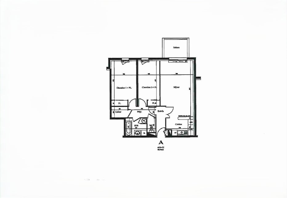 Appartement Rue Jacques Paris de Bollardière à Rezé