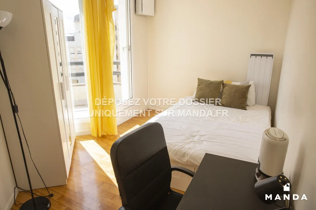 Chambre Rue Gaston Bonnier à Asnières-sur-Seine