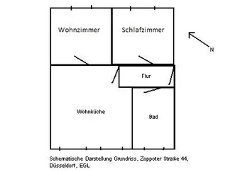 Wohnung Zoppoter Straße in Düsseldorf