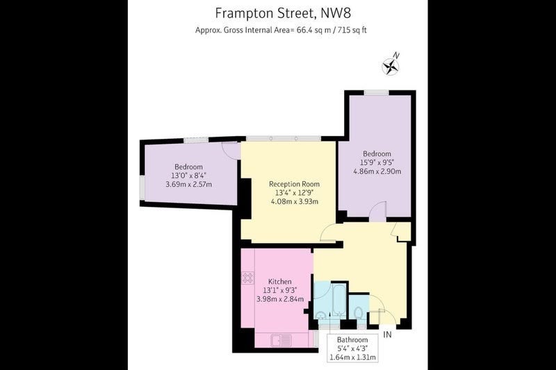 Room Frampton Street in City of Westminster