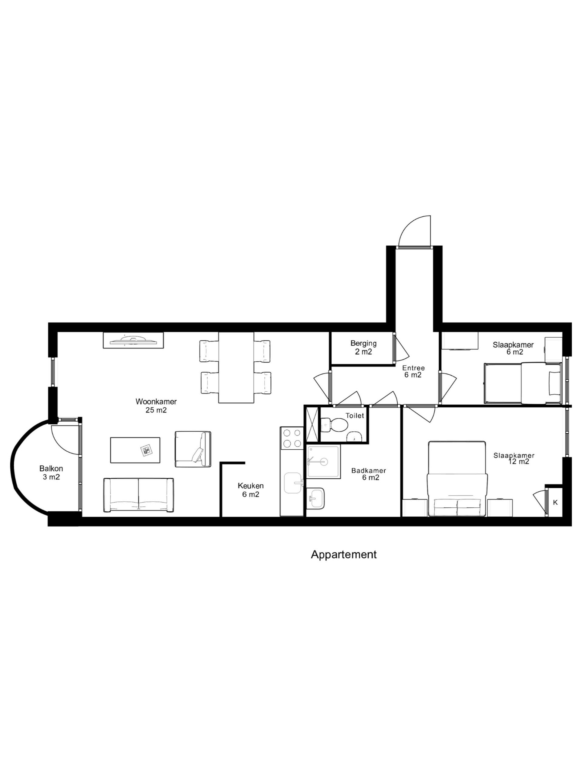 Appartement Mallemolen 19 in Den Haag