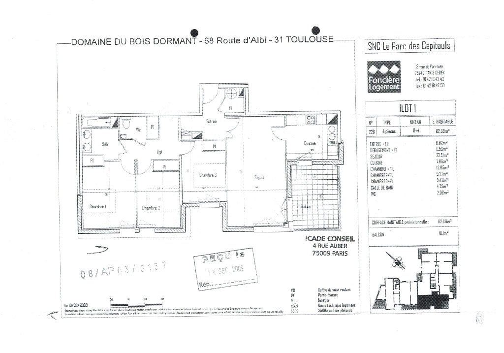 Flat Rue d'Avranches in Toulouse