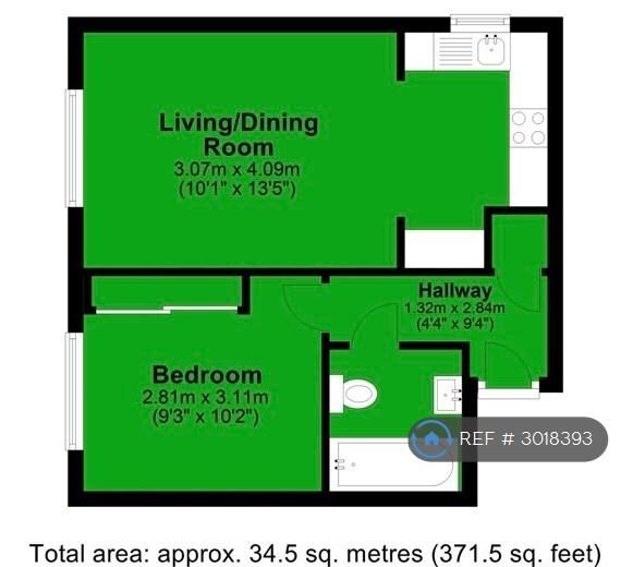 Flat Fairfield Close in Greater London
