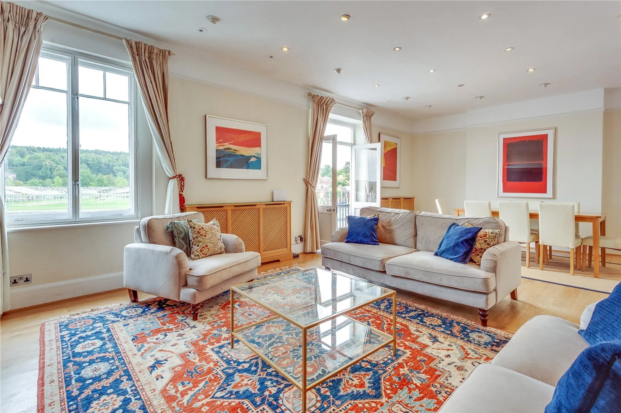 Flat Thameside in South Oxfordshire