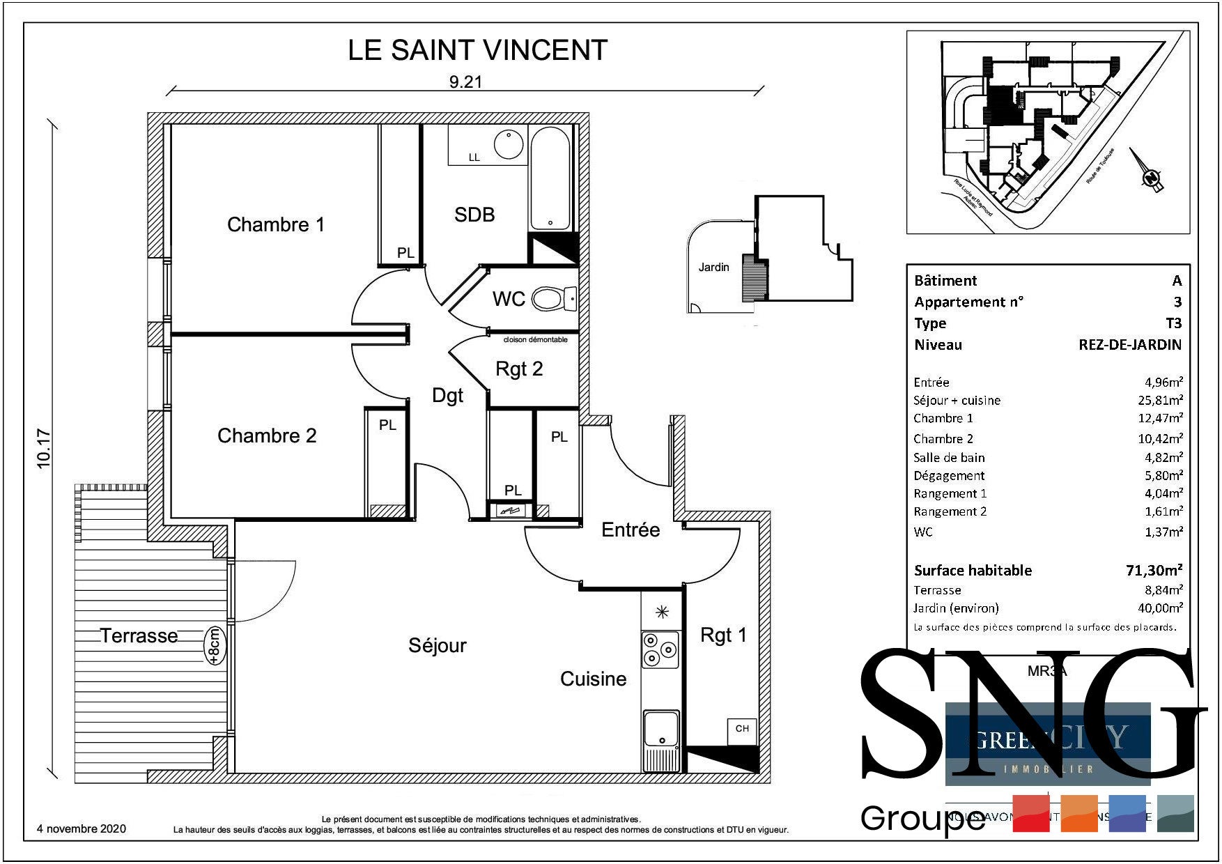Appartement Rue Lucie et Raymond Aubrac à Cugnaux