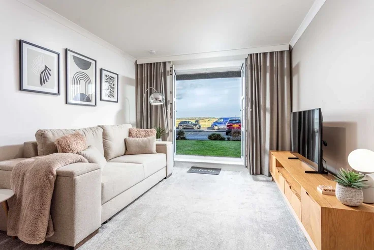 Flat Links Road in Prestwick