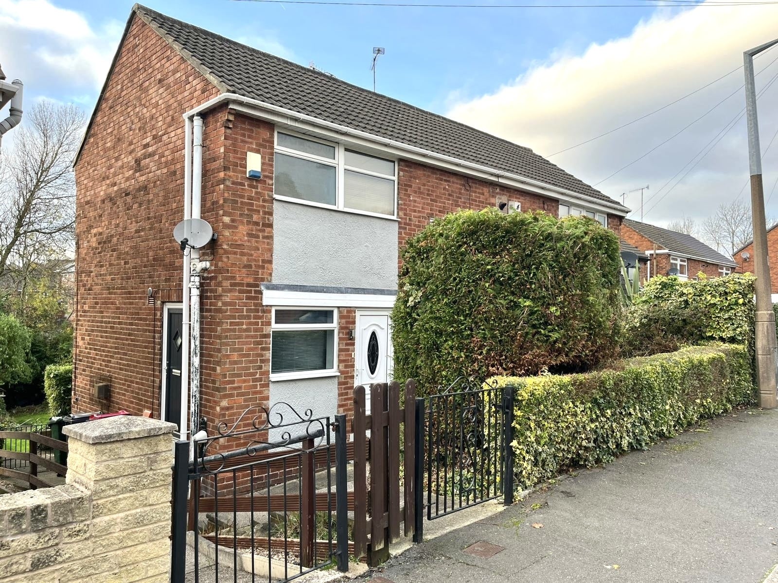 House Manvers Road in Sheffield