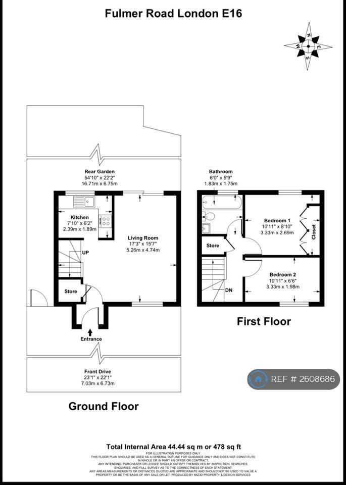 Room Fulmer Road in Greater London