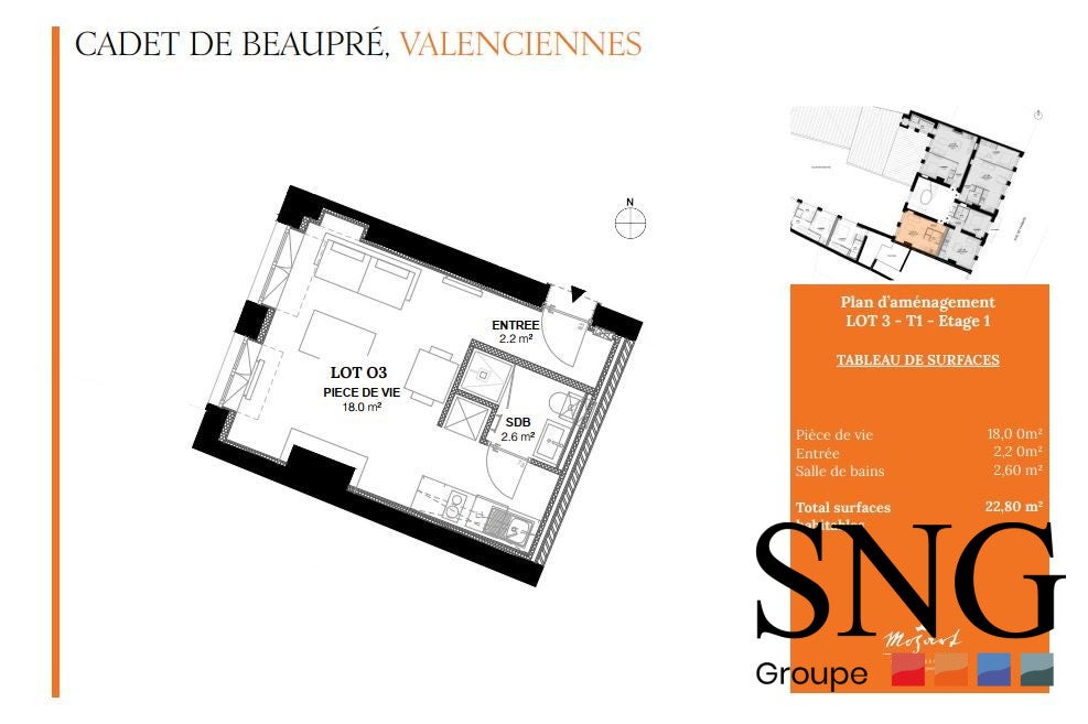 Appartement Rue de Famars à Valenciennes