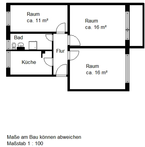 Wohnung Kattowitzer Straße in Halle (Saale)