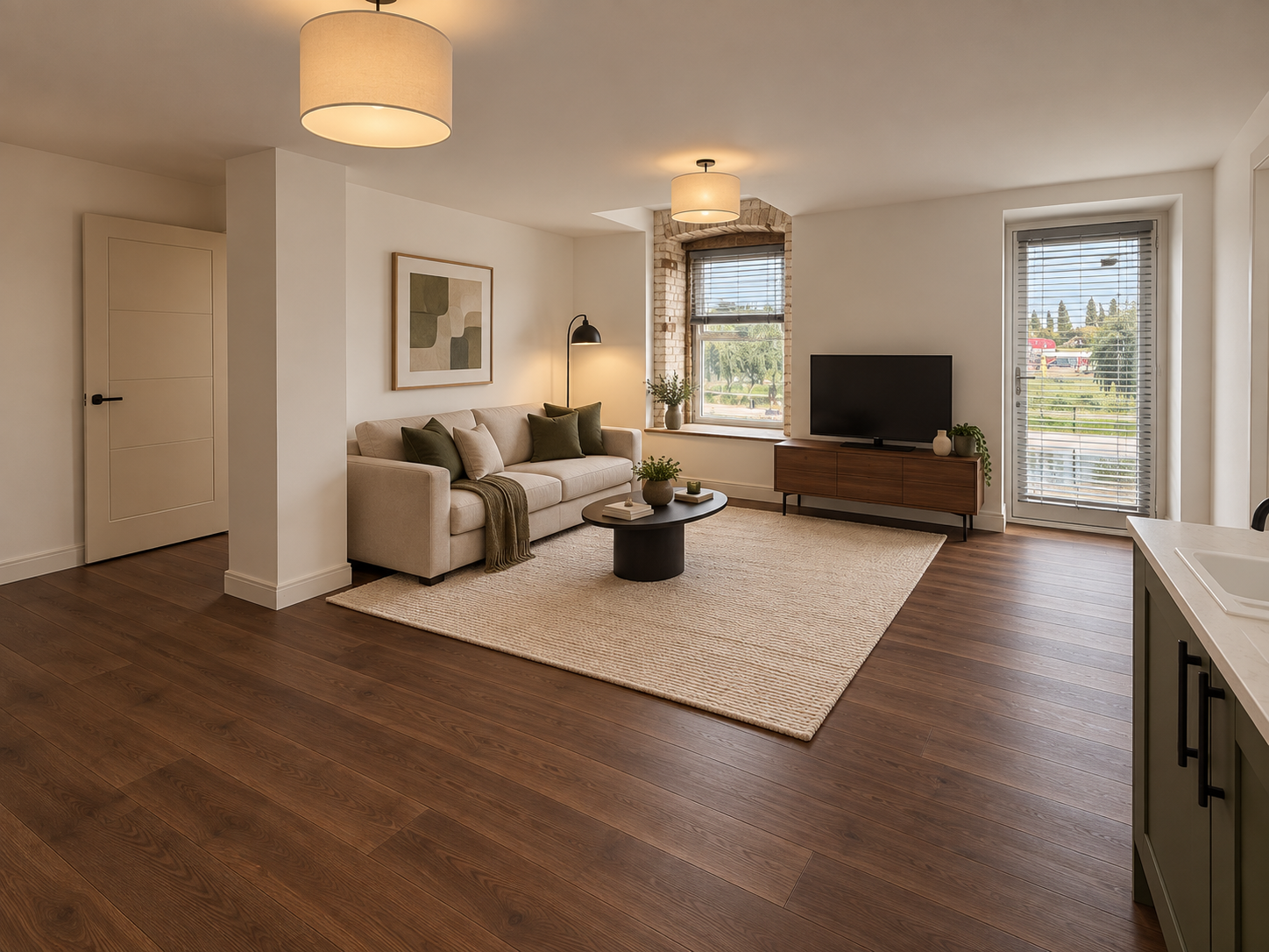 Flat Nene Promenade in Peterborough