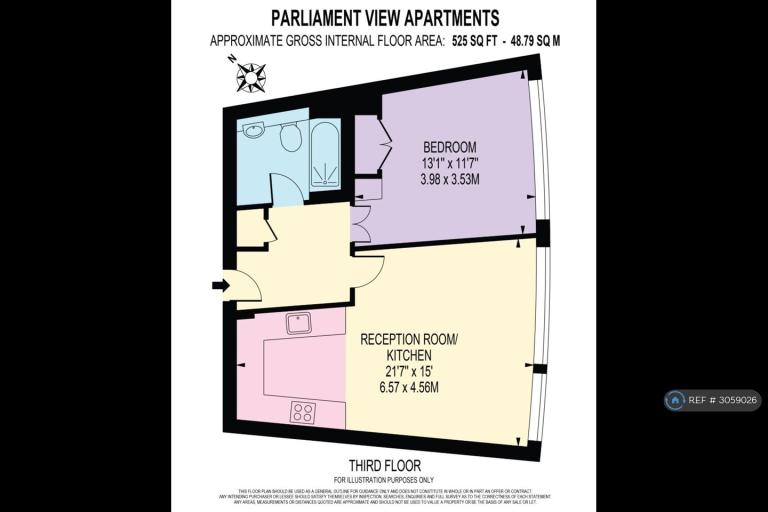 Flat Albert Embankment in Greater London