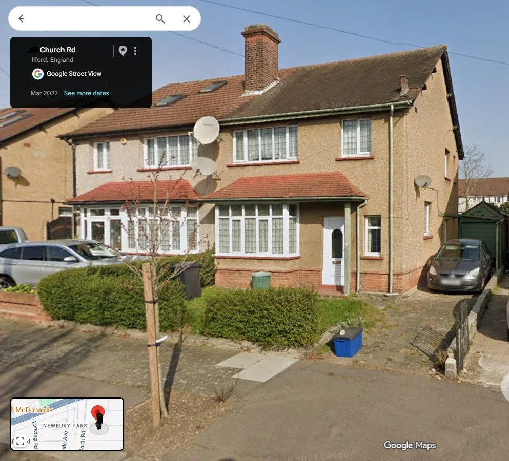 House Church Road in Greater London