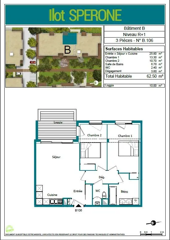 Appartement Rue des Saules Blancs à Villenave-d'Ornon