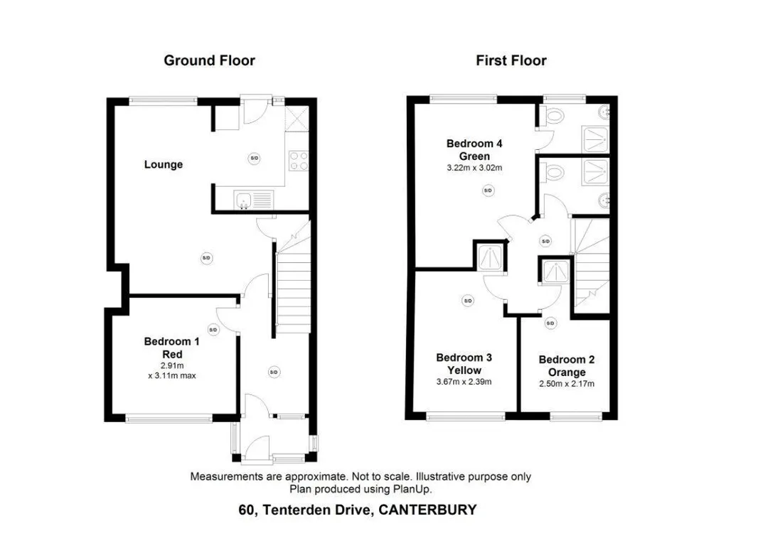 Flat Tenterden Drive in Canterbury