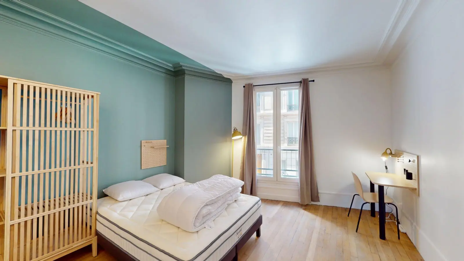 Chambre Rue de Crimée à Paris