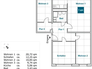 Wohnung Finsterwalder Straße in Dresden