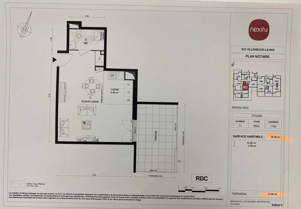 Appartement Voie de Seine à Villeneuve-le-Roi
