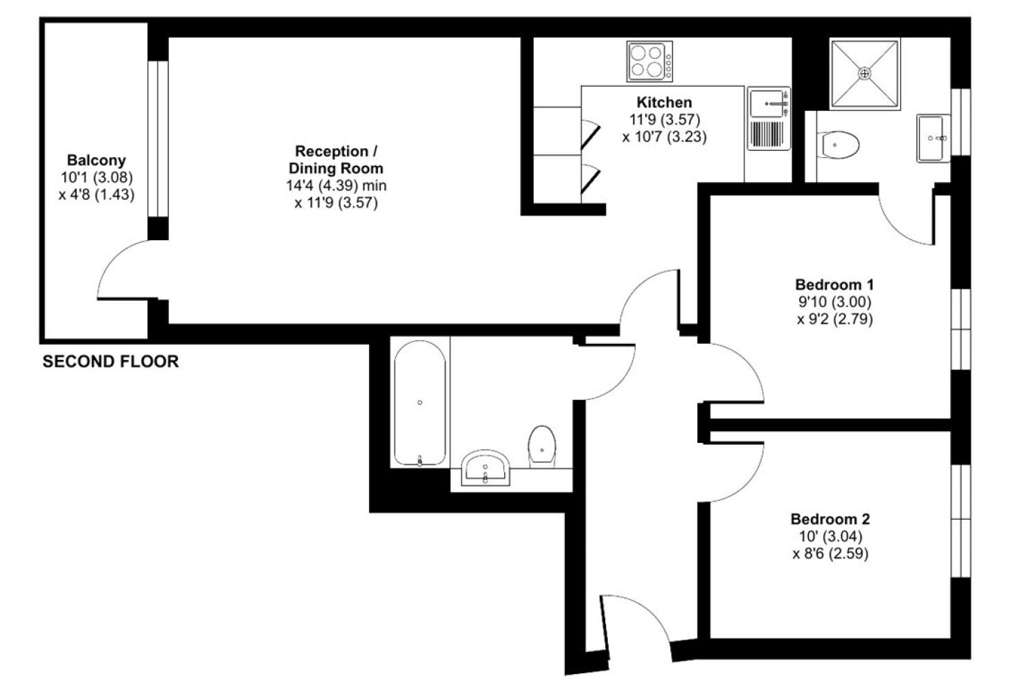 Flat Percival Avenue in Greater London