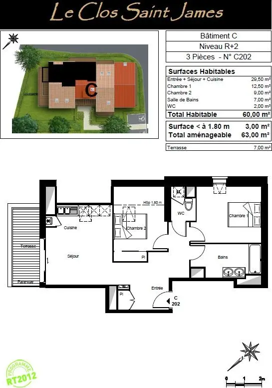 Flat Rue Saint-James in Bassens