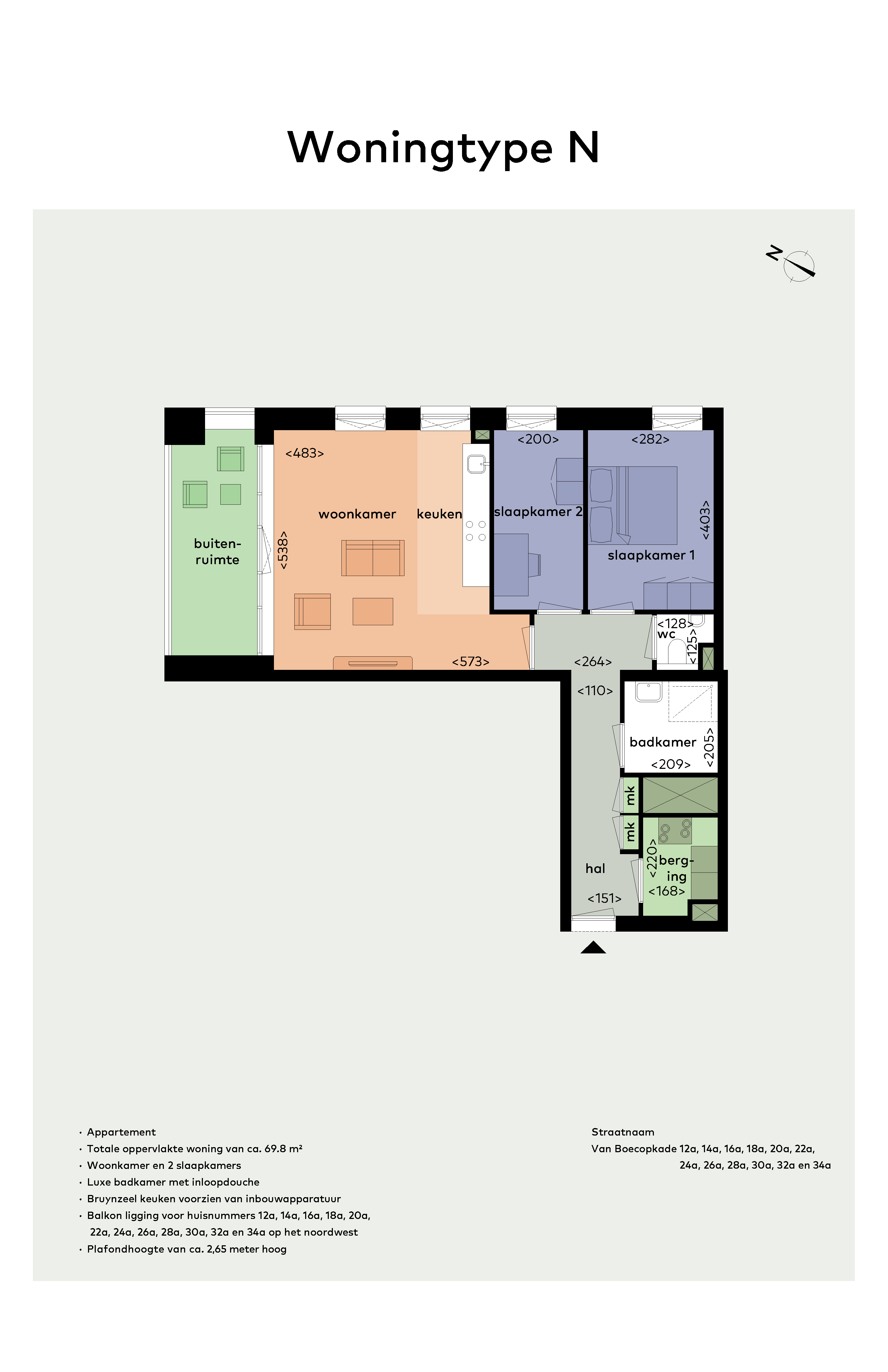 Appartement Van Boecopkade 34 A in Den Haag