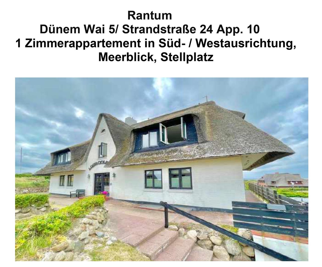 Wohnung Dünem Wai in Sylt