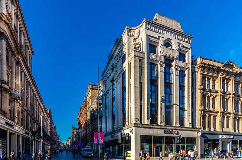 Flat Buchanan Street in Glasgow