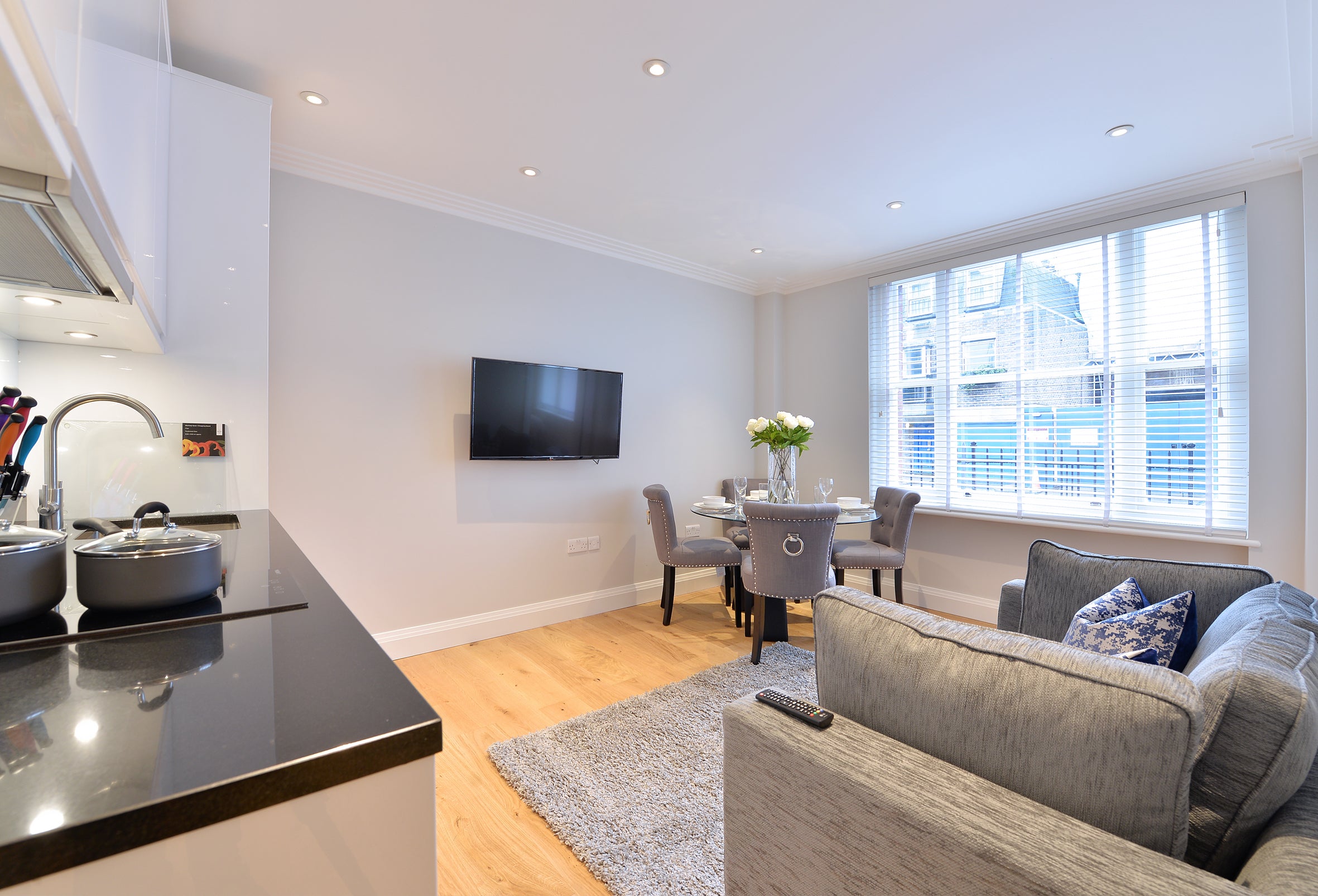 Flat Hill Street in City of Westminster