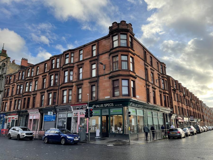 Flat Springfield Road in Glasgow