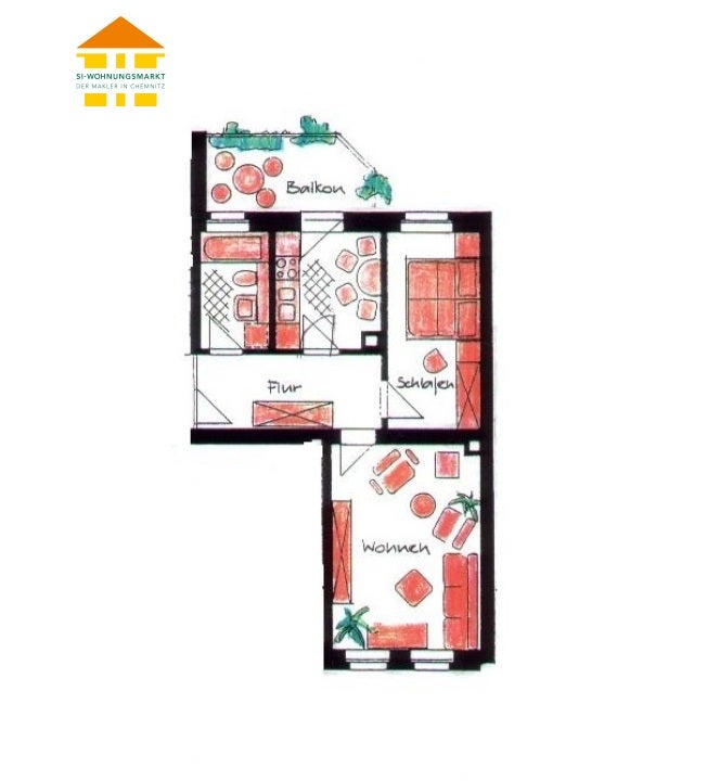 Wohnung Klarastraße in Chemnitz