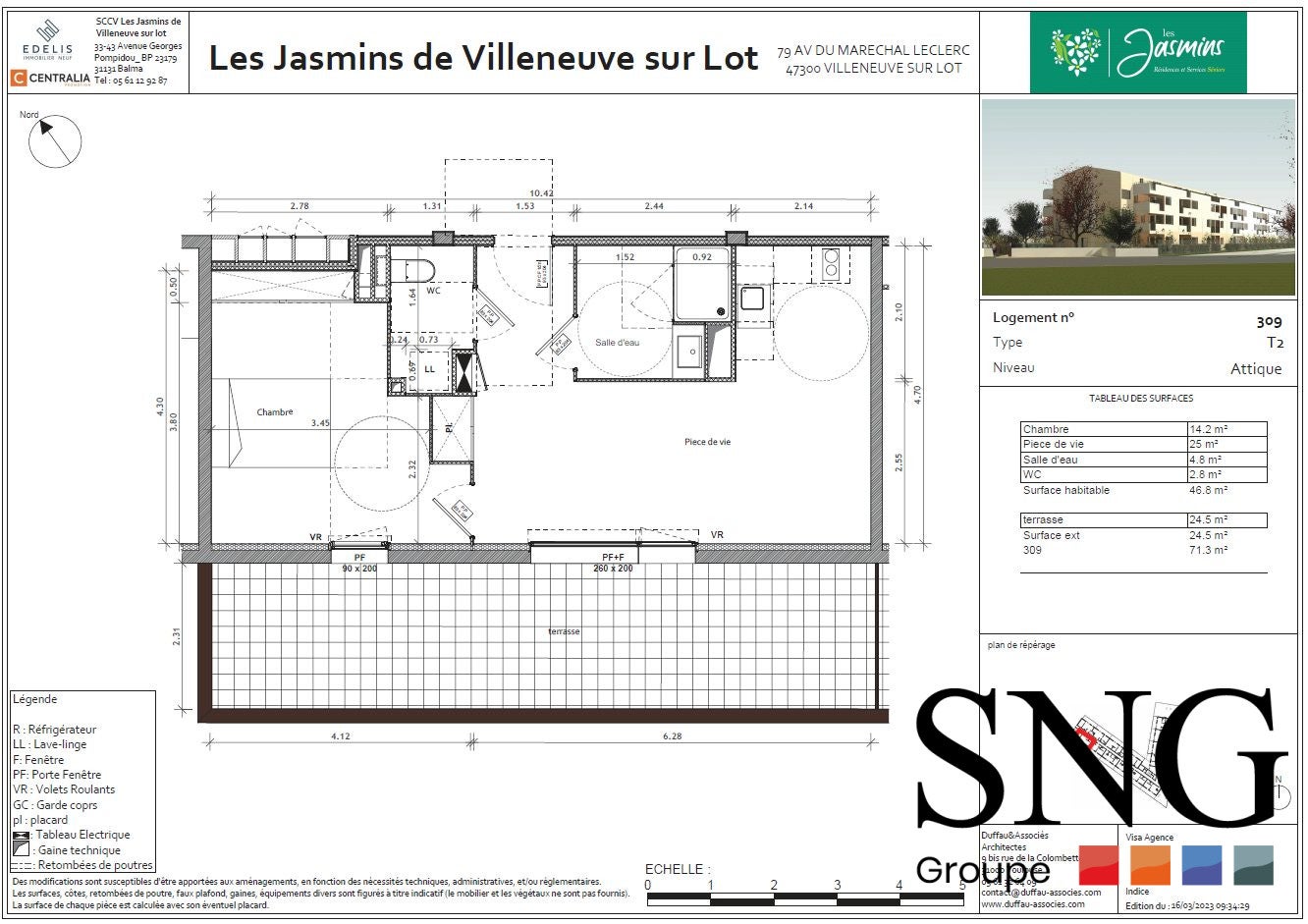 Flat Avenue du Maréchal Leclerc in Villeneuve-sur-Lot