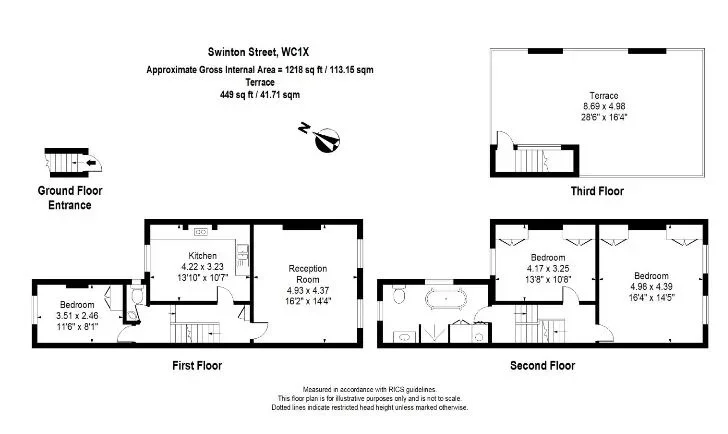 Flat Swinton Street in Greater London